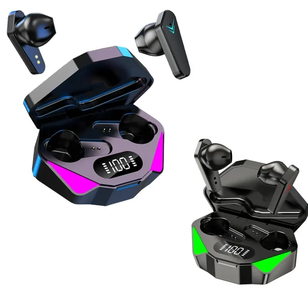X15 Wireless Gaming Earbuds with LED Display & Low Latency