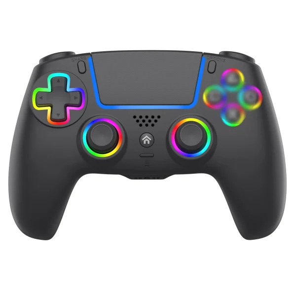 Wireless Game Controller for PS5 PS4 PC with Vibration and Breathing LED Light