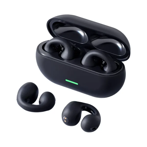 Bluetooth 5.3 Ear-Clip Bone Conduction Headset — Sports & Esports